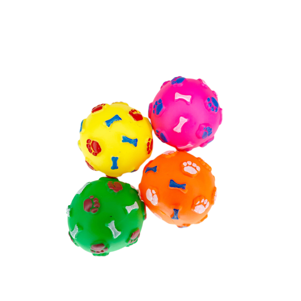 Pelota chifle con huesitos y patitas