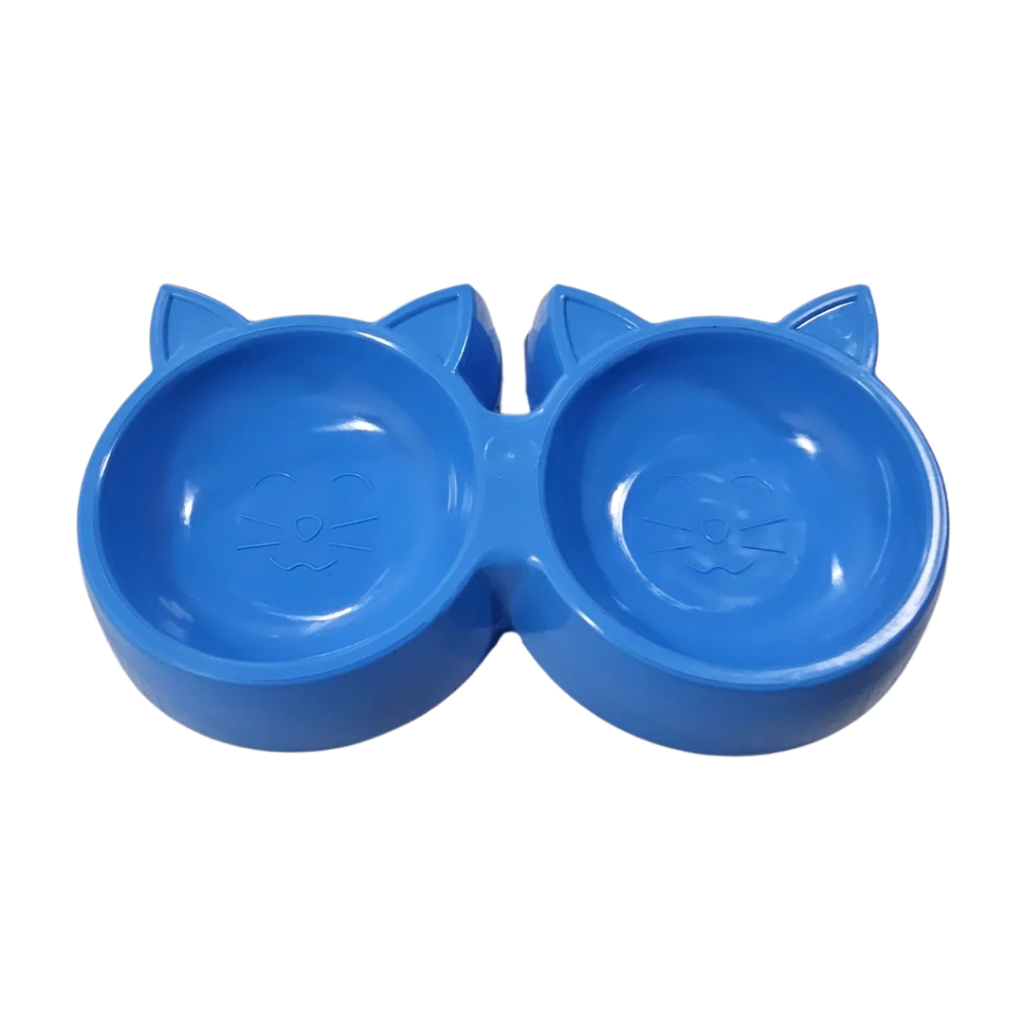 Comedero doble cara gato