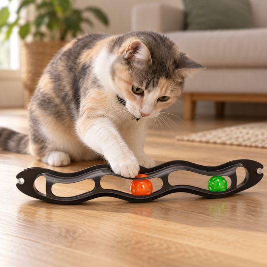 JUGUETE INTERACTIVO TRACKBALL PARA GATOS