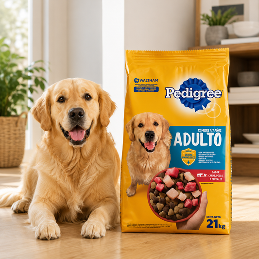 Pedigree Adulto Carne Pollo Y Cereales X 21 Kg